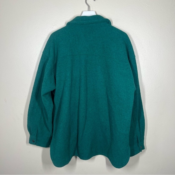 Target Wild Fable Emerald Green Thick Snap Front Shacket Jacket Womens Size XL - Picture 8 of 8